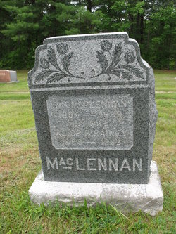 Photo of headstones/William AHB McLennan Headstone